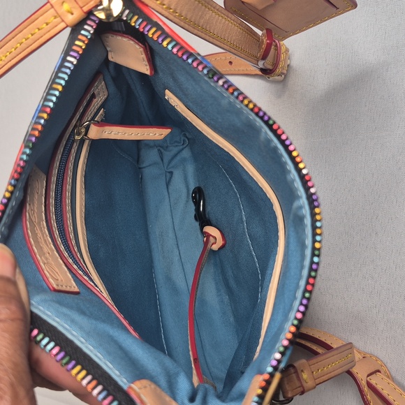 Dooney & Bourke Black Multi Colored-Print Crossbody Bag NWOT - Picture 11 of 17